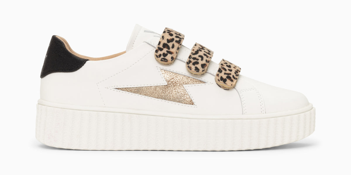 Leopard Sneakers Blanche Scratch Femme Basket Scratch Scratch