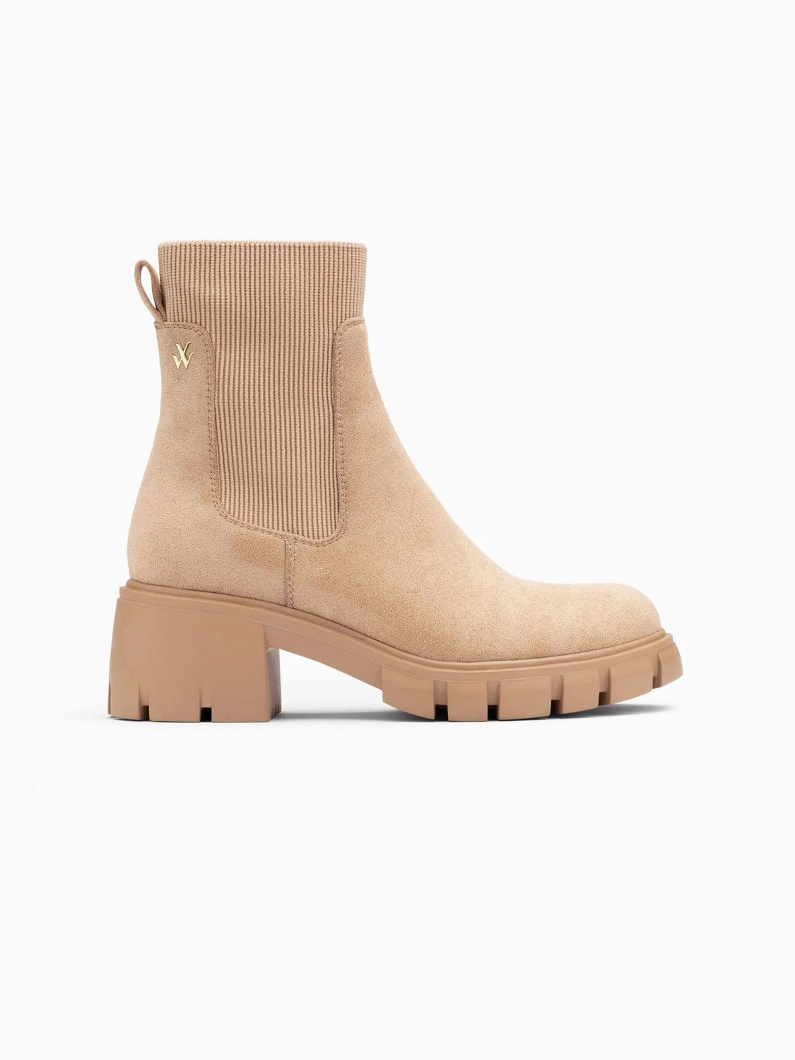 ゴーゴーゴー Ankle Boots Beige Boots Chelsea Valerie Beige Chelsea Boots With