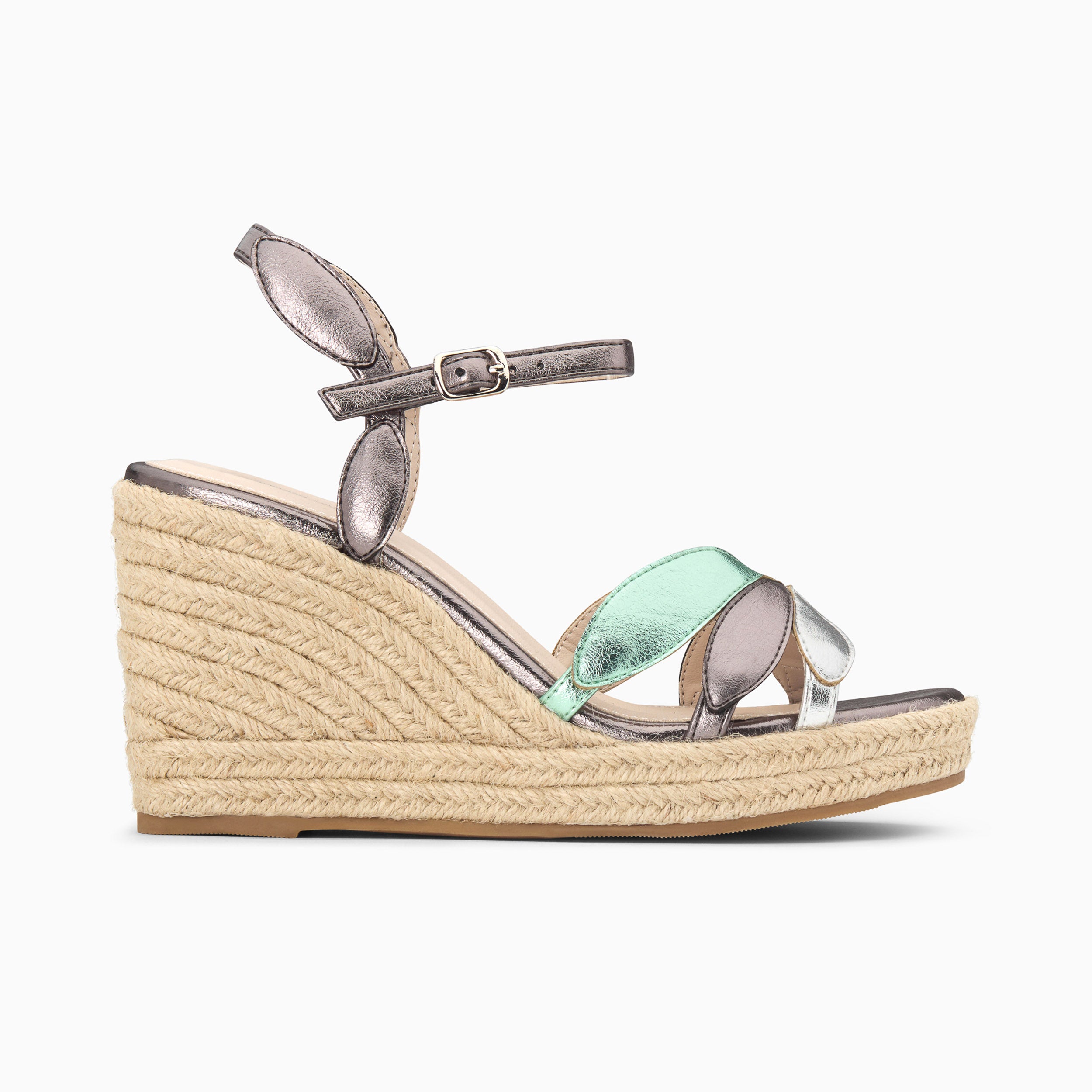 vanessa wu Sandales compensées Lenaëlle or Ventes exceptionnelles