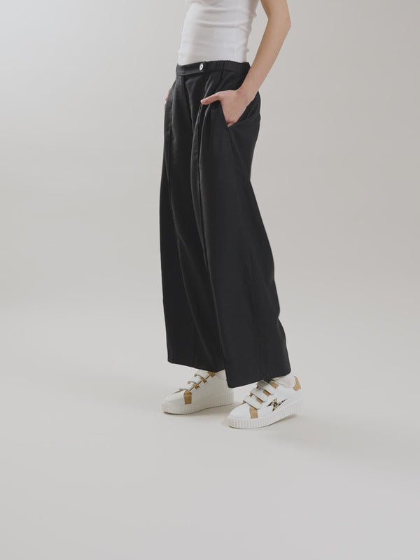 Vanessa Wu Baskets éclair à scratchs Femme Blanc et Camel 