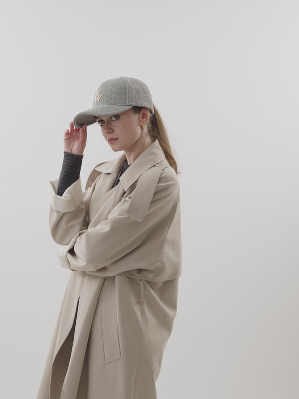 Casquette grise Vanessa Wu femme en feutre