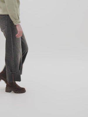 Bottines Chelsea léopard effet poulain femme Vanessa Wu à talon cranté