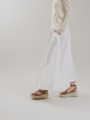 Sandales à semelle compensée corde beige Vanessa Wu femme et en cuir marron