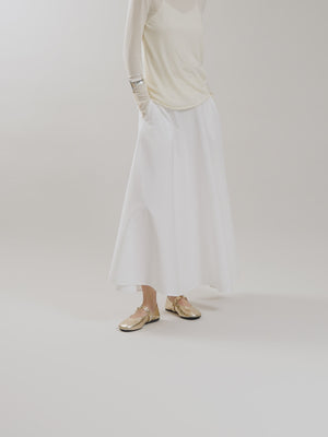 Ballerines babies or en cuir Vanessa Wu femme avec bride à strass