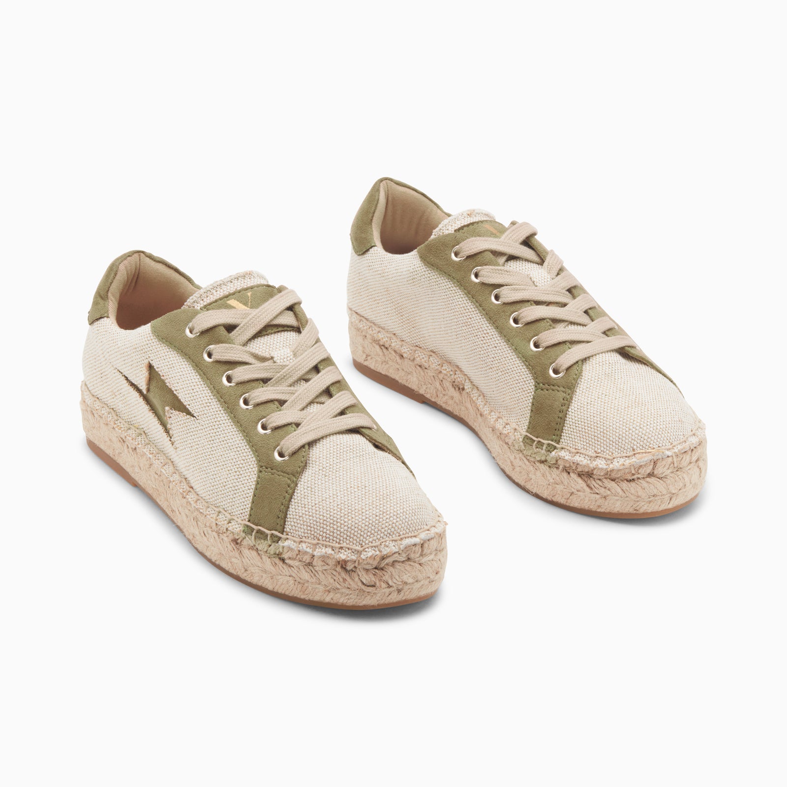 Vanessa Wu Lace Up Espadrille Sneakers Baskets Espadrille Vanessa